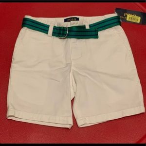 Polo Ralph Lauren - brand new white shorts 3T